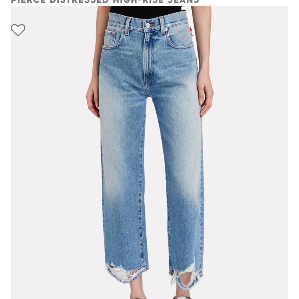 Denimist pierce distressed High-Rise crop Jean size 29 - Picture 3 of 15